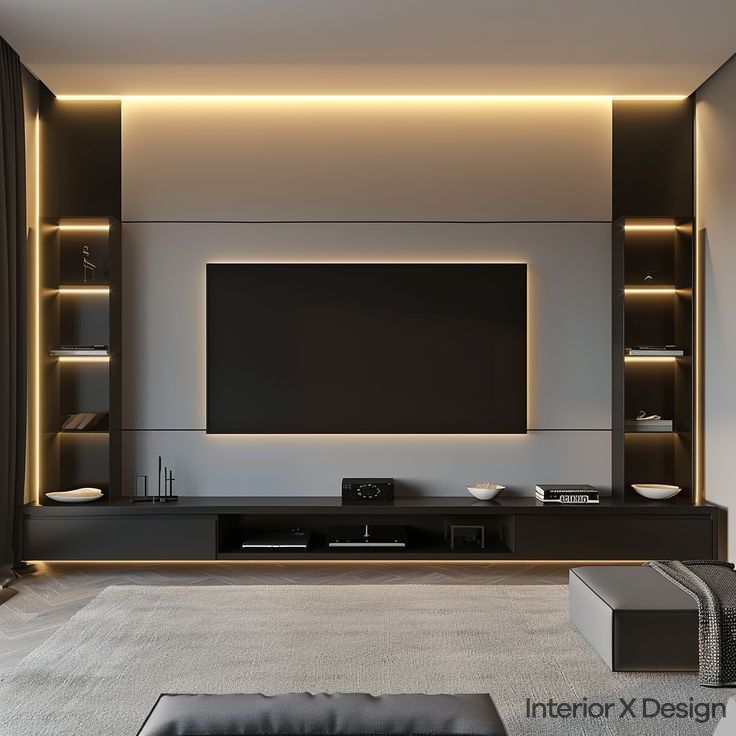 Modern TV Unit Designs for Hall and Living Room