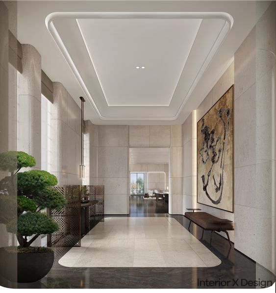 Entrance Lobby False Ceiling Design