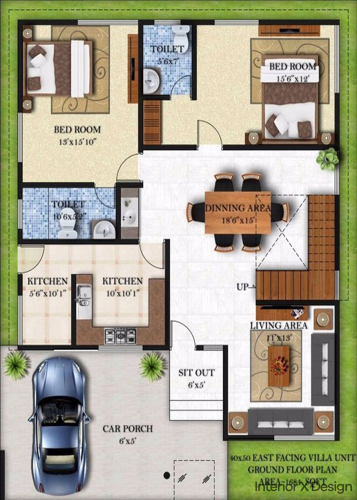 2BHK House Design