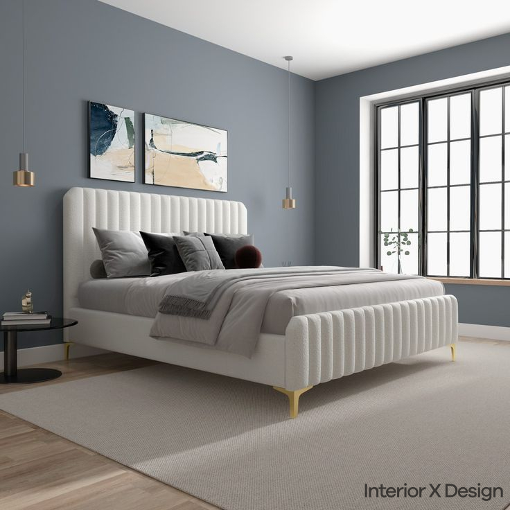 Upholstered Modern Bed Design