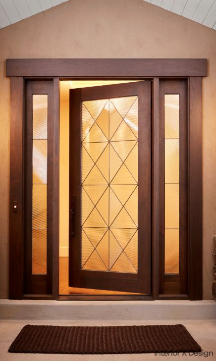 Glass Doors with Wooden Frames