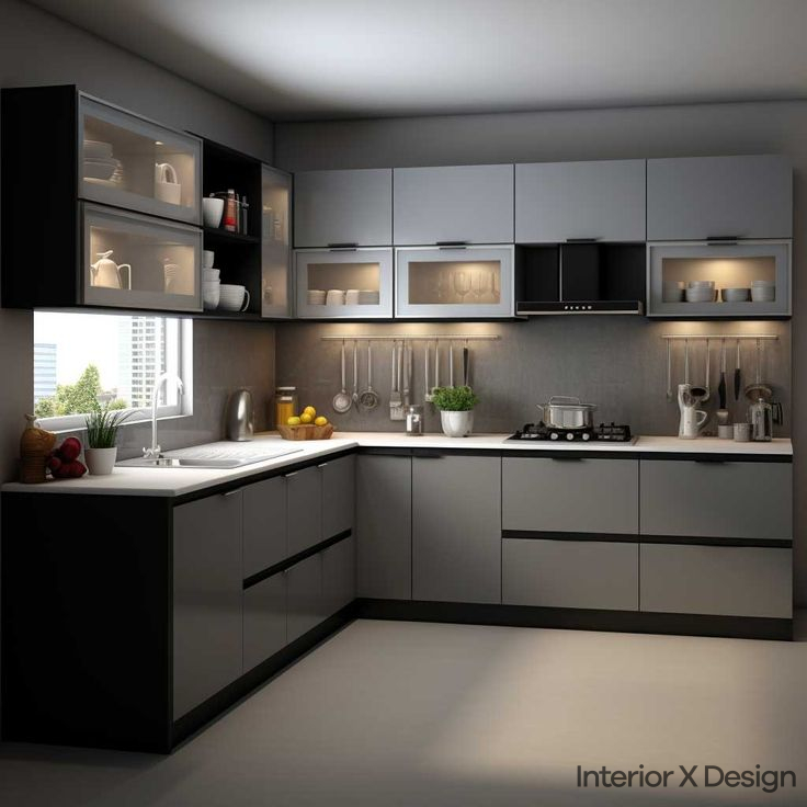 L shaped Kitchen