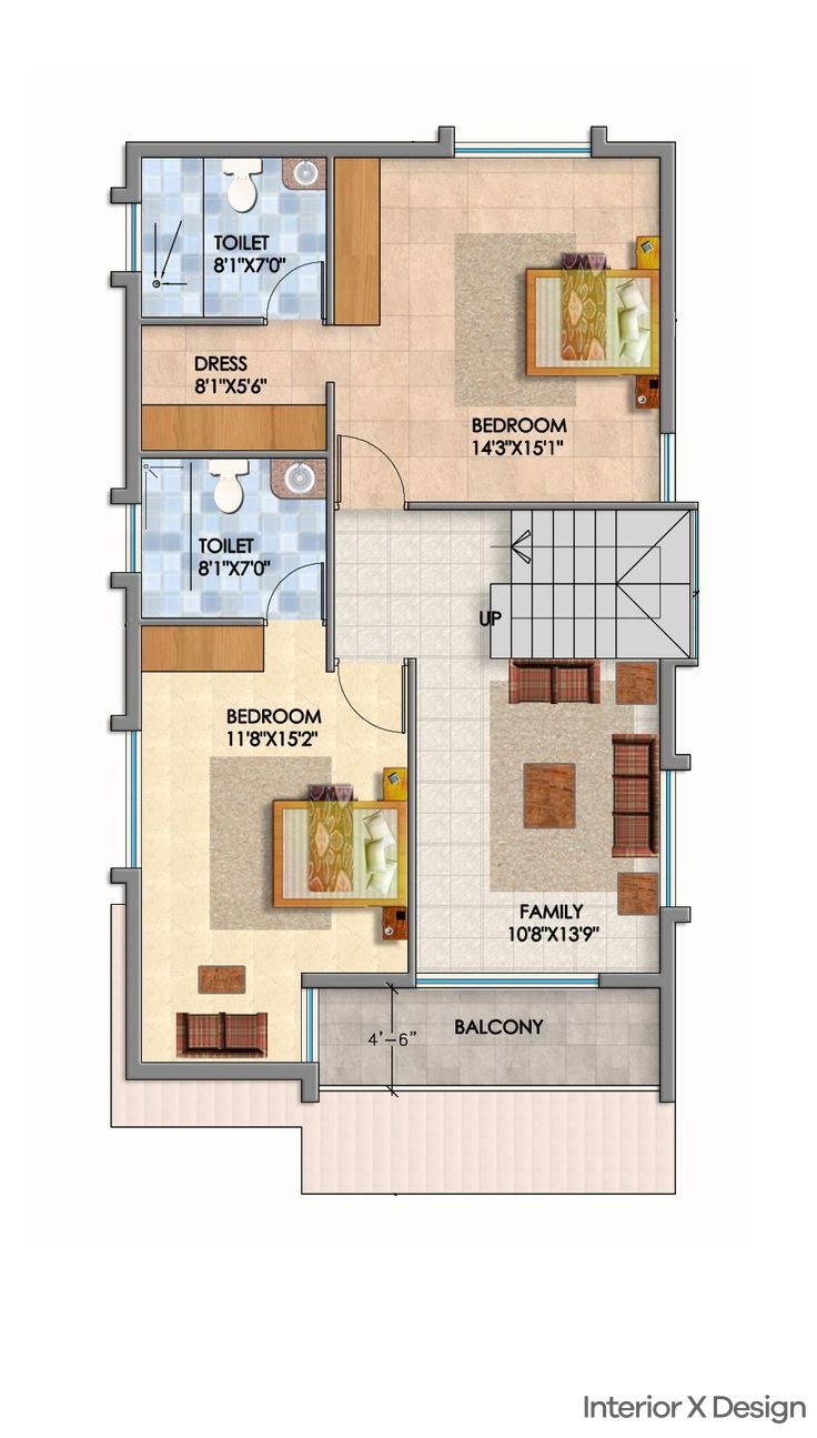 2BHK House Plan