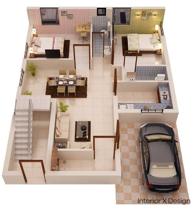 2BHK House Plan