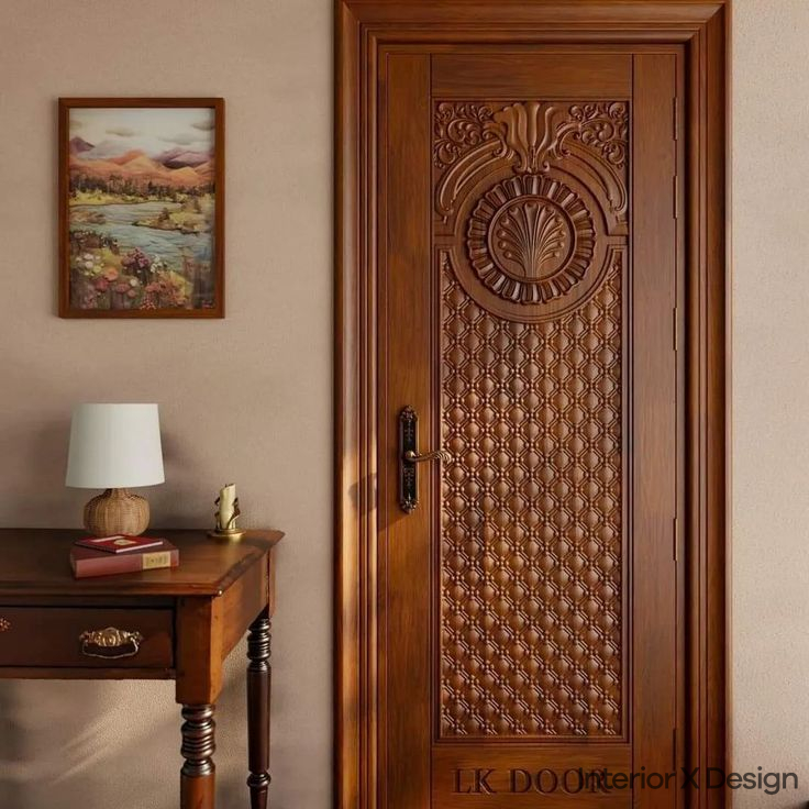 Traditional Wooden Indian Main Door Designs