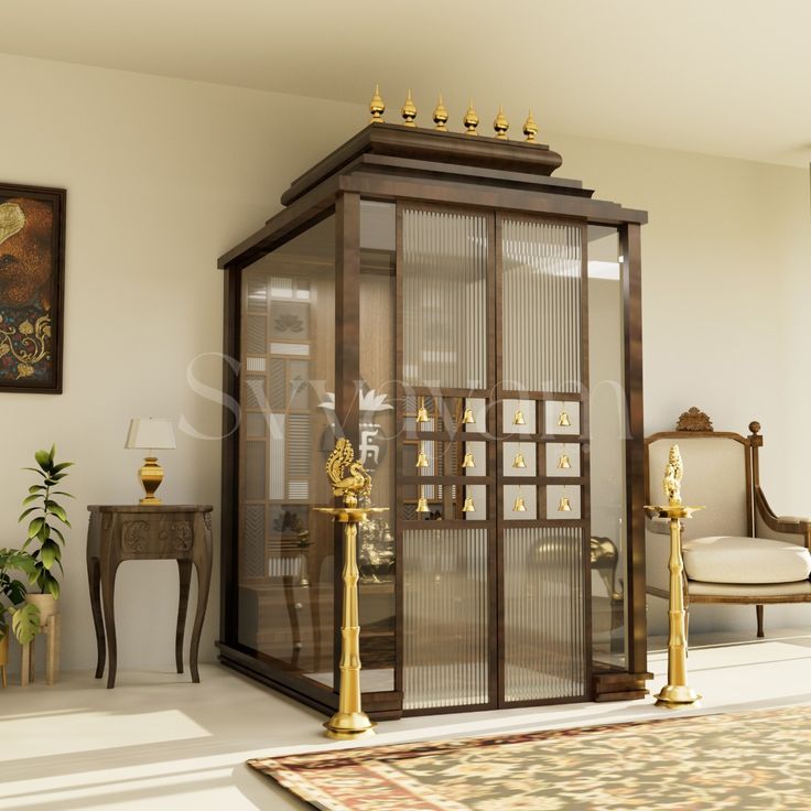 Pooja room door beautiful design ideas