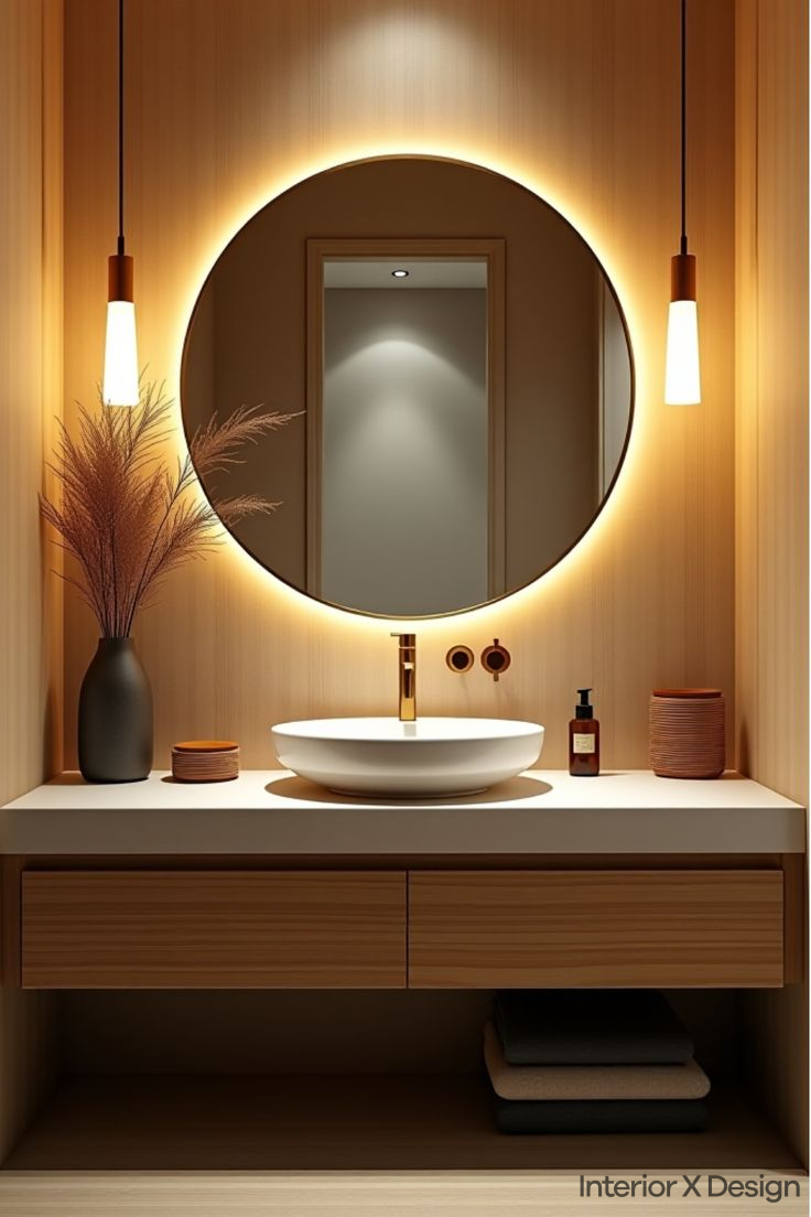 Vessel Modern Wash Basin Designs in Hall for a Bold Look