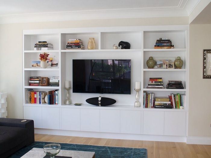 cement cupboard tv unit