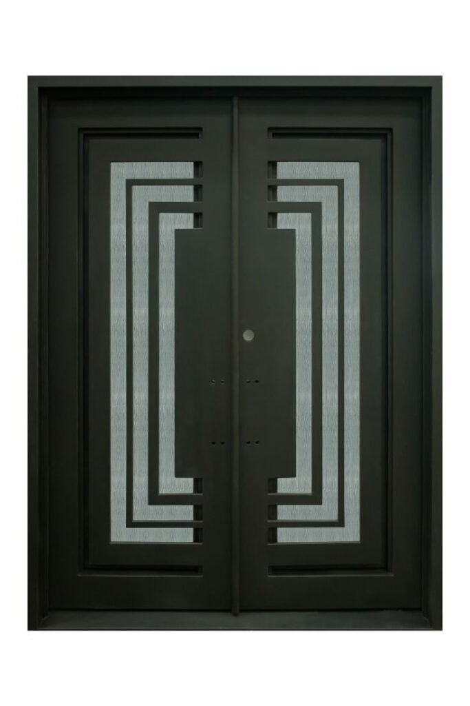  Industrial Iron Single Door Design for an Urban Feel