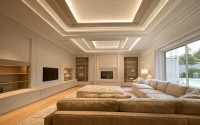 Simple False Ceiling Design Ideas for Living Rooms