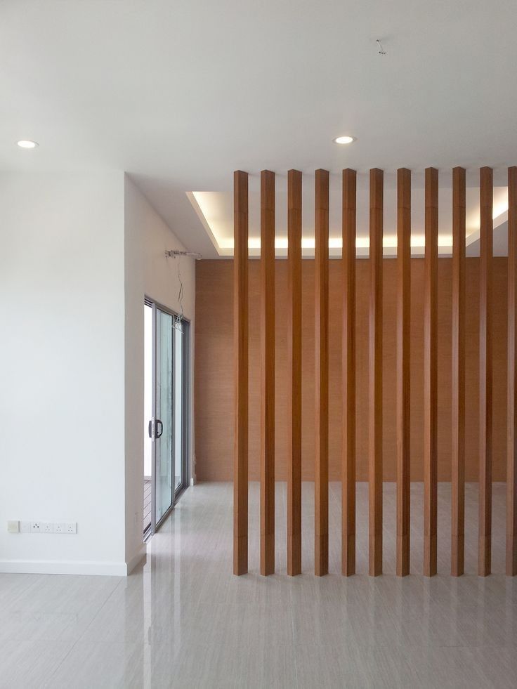 Wooden Panel Partitions: A Natural Touch to Your Hall Partition Interior Design