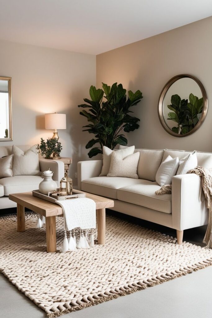 Beige and White: Soft and Cozy