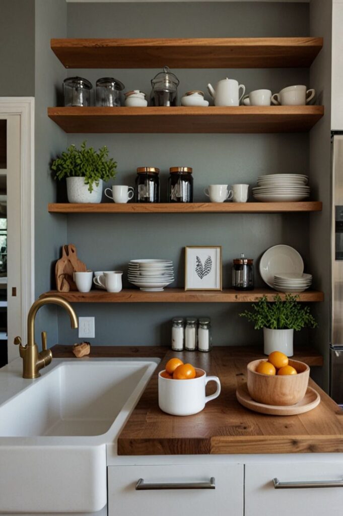 Small Kitchen Shelf Ideas to Maximize Storage