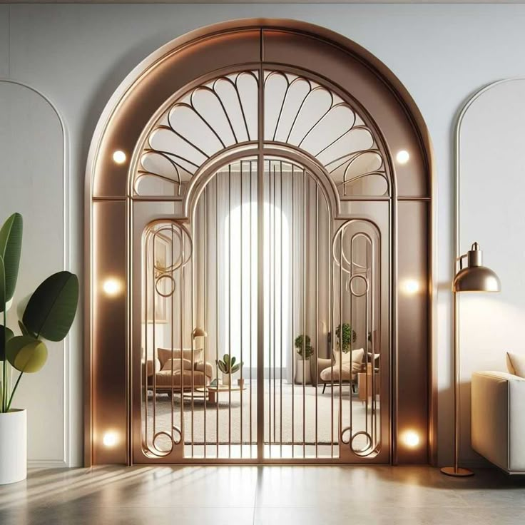 Modern Arch Door Design