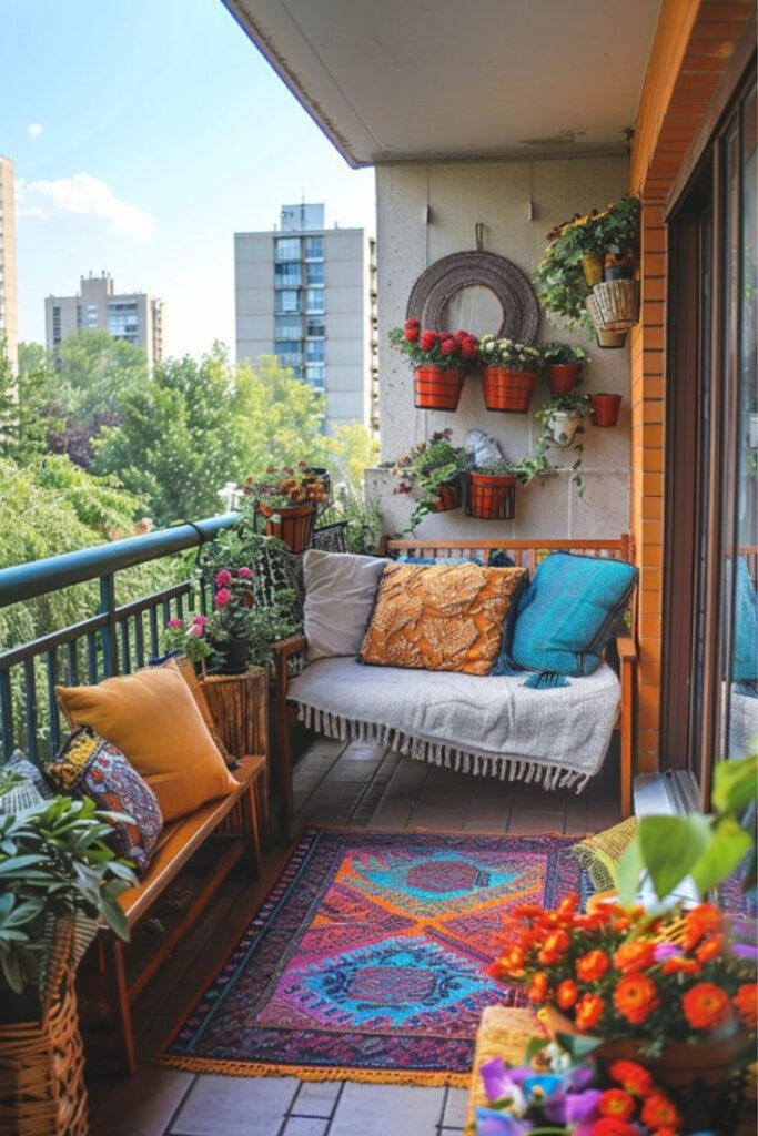 Bohemian Vibes for Your Front Balcony Design India