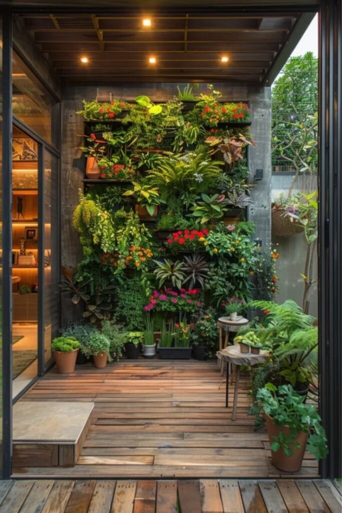 Incorporate Vertical Gardens or Greenery