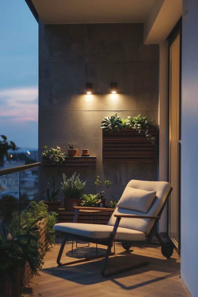 Modern Minimalist 1st Floor Front Balcony Design