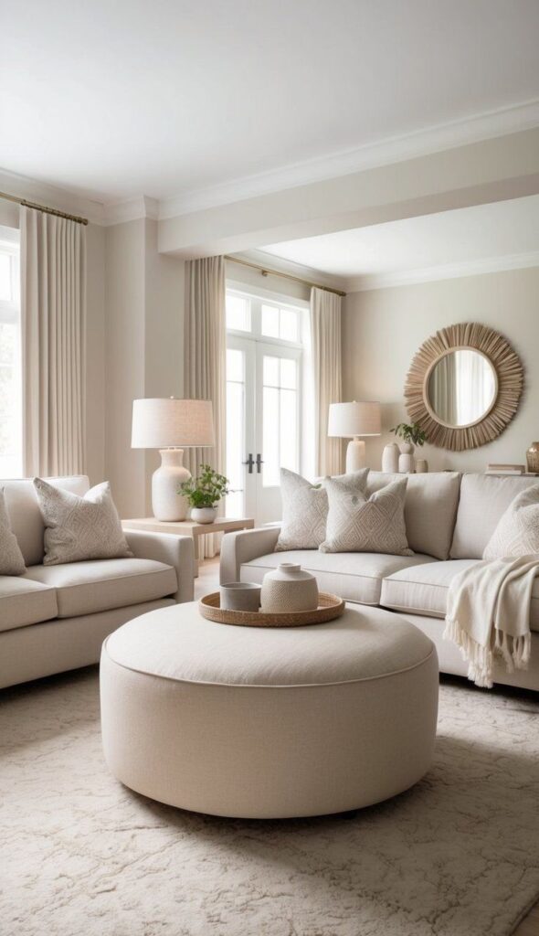 Embrace the Power of Neutrals for Living Rooms