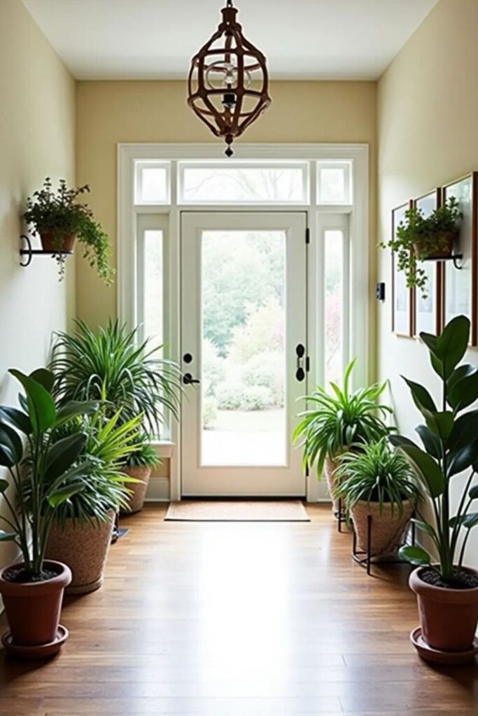 Add Greenery and Plants to Your Entrance for a Fresh Look