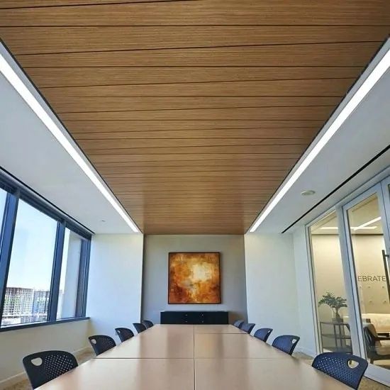  Wooden-Look PVC Ceiling Design