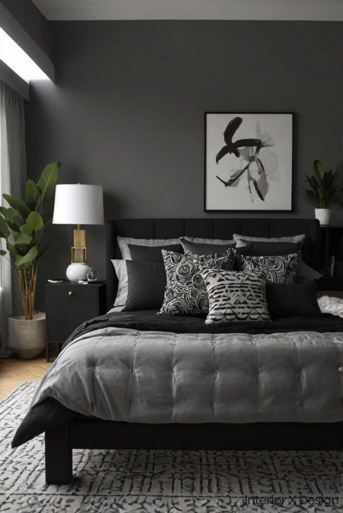 black and grey combination