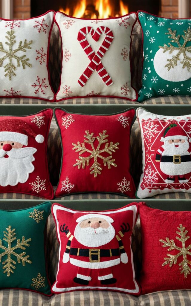 Festive Pillows and Throws: Cozy Comfort