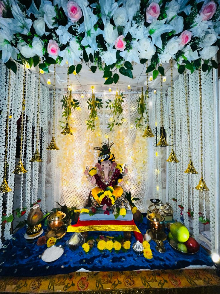 Colorful and Vibrant Ganesh Chaturthi Decorations