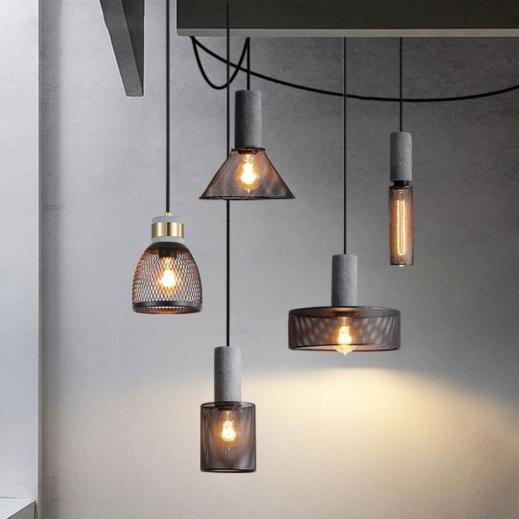 Industrial Hanging Lights: Modern and Edgy