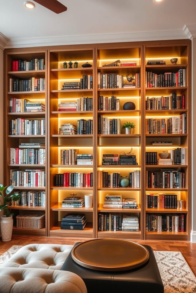  Use Vertical Storage for a Small Home Library