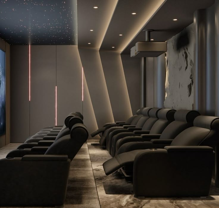  Elegant Home Theatre Wall Design for a Visual Appeal