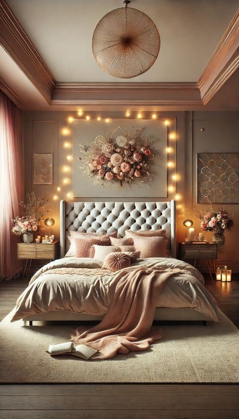 The Power of Color in Romantic Bedroom Wall Design