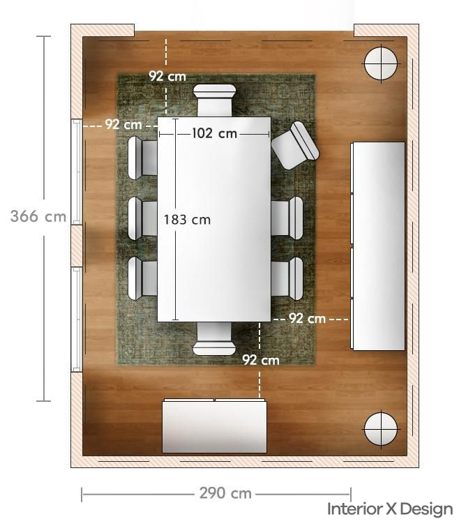 dining table size