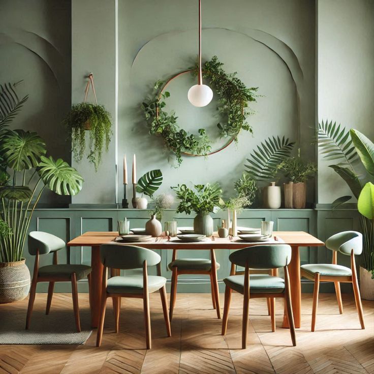 Nature-Inspired Greens: Fresh and Refreshing