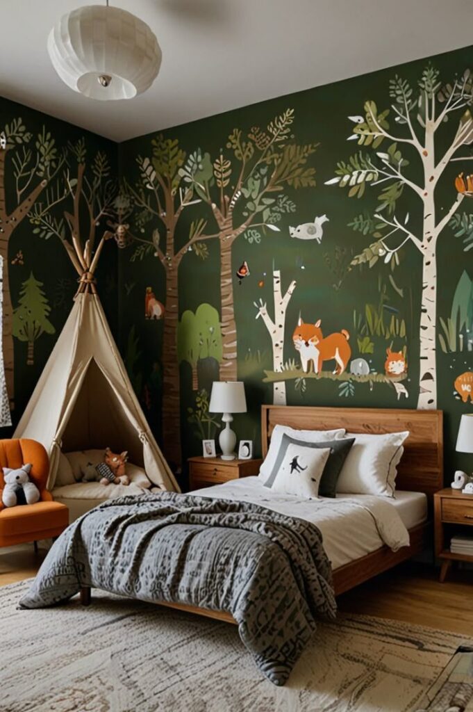 Nature-Inspired Boys Room Design