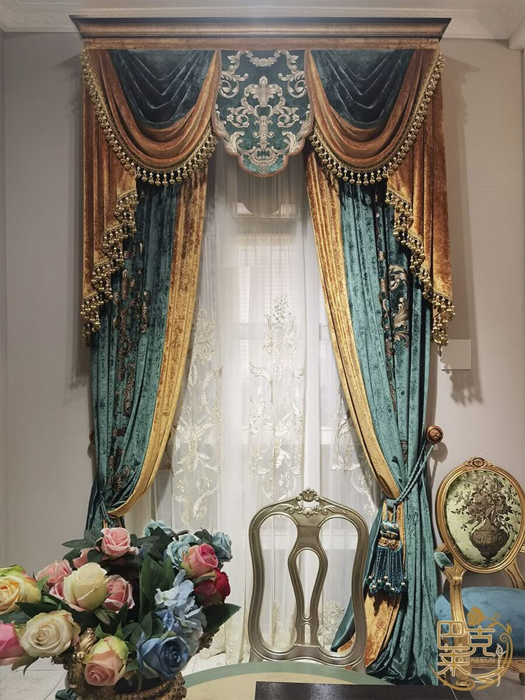 Luxury Silk Window Parda Designs: Elegant and Opulent