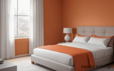 Top 5 Orange Two Colour Combination for Bedroom Walls