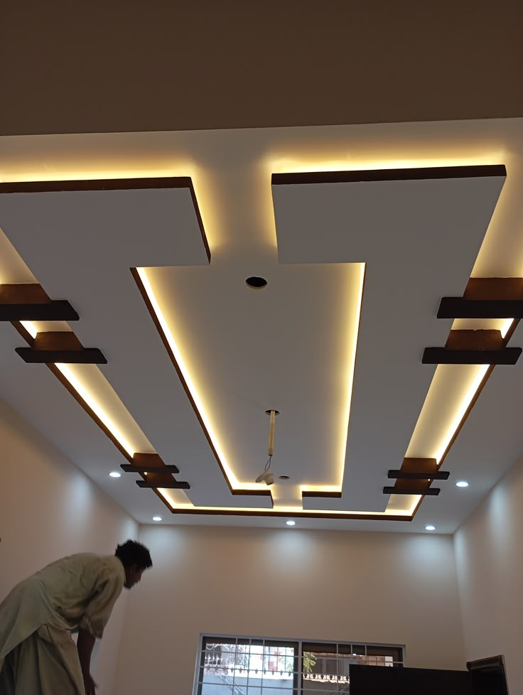  LED Integrated PVC Ceiling Design