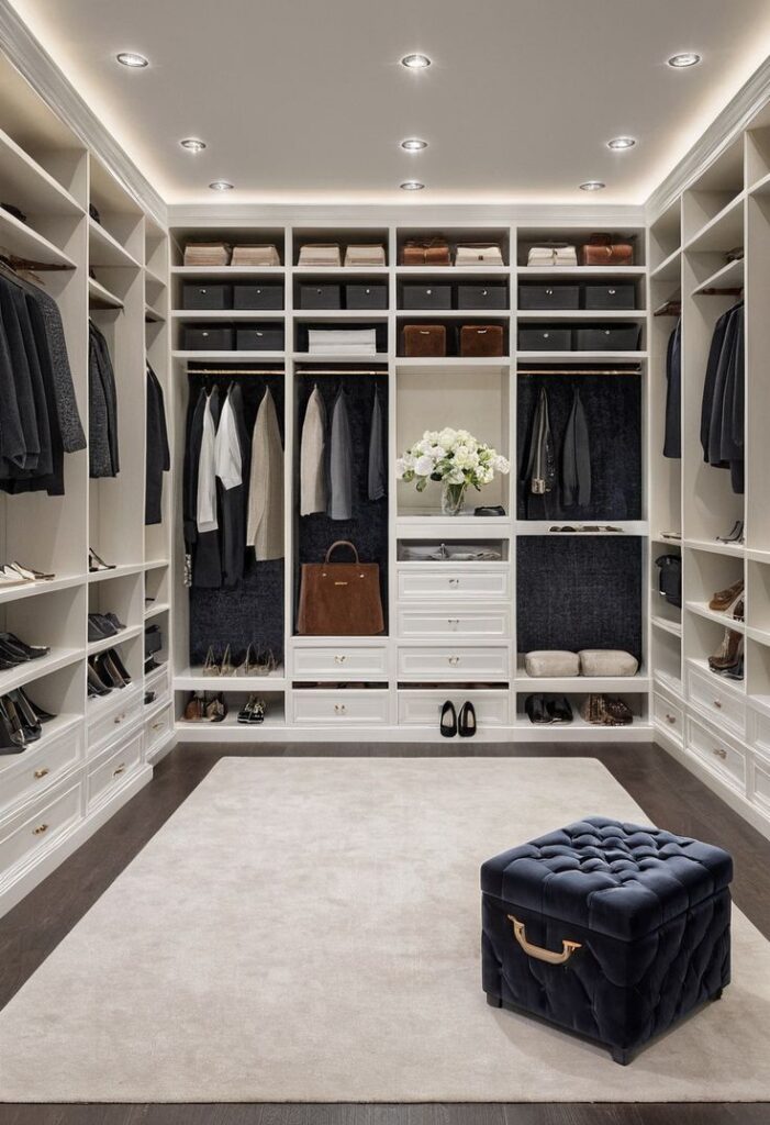  Incorporate a Dressing Room Cupboard for Extra Storage