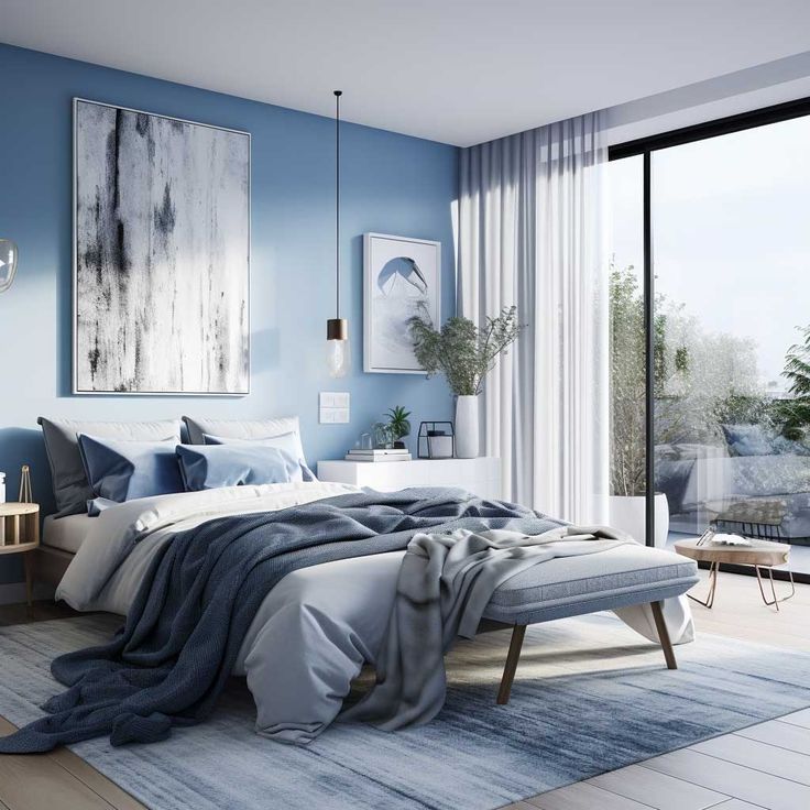  Calm and Serene Bedroom Colour Schemes