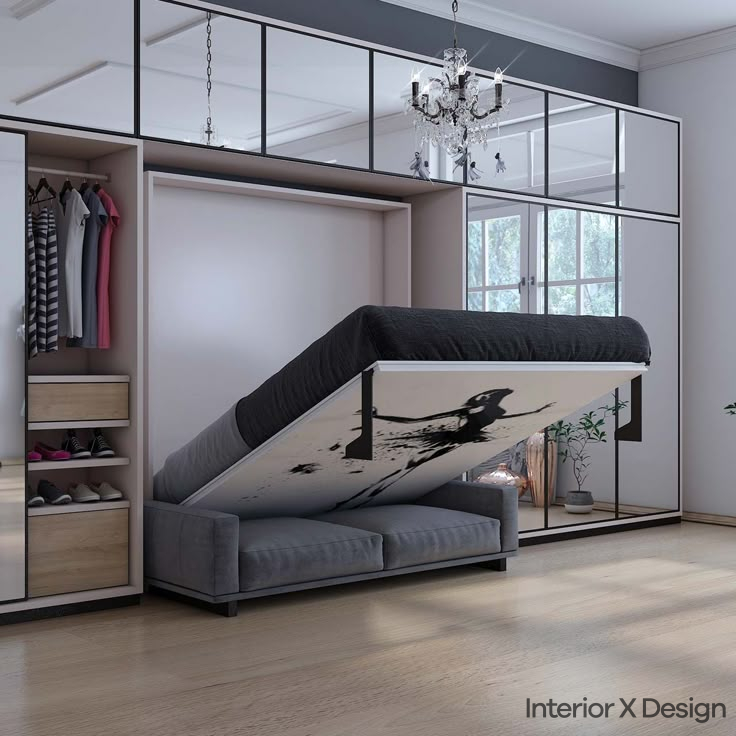 Wall Folding Bed Design