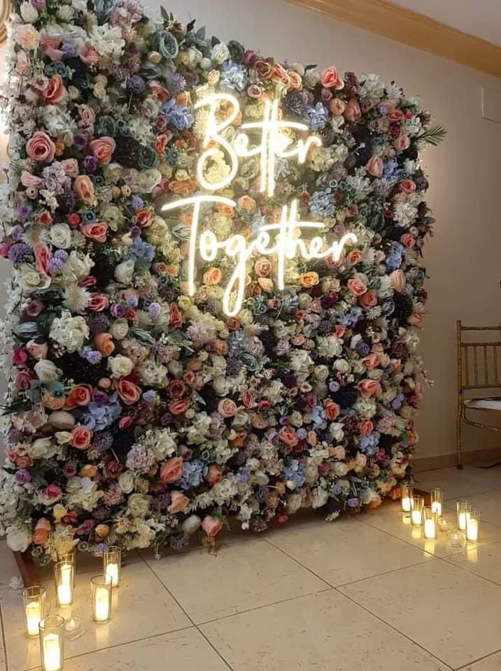 DIY Flower Wall