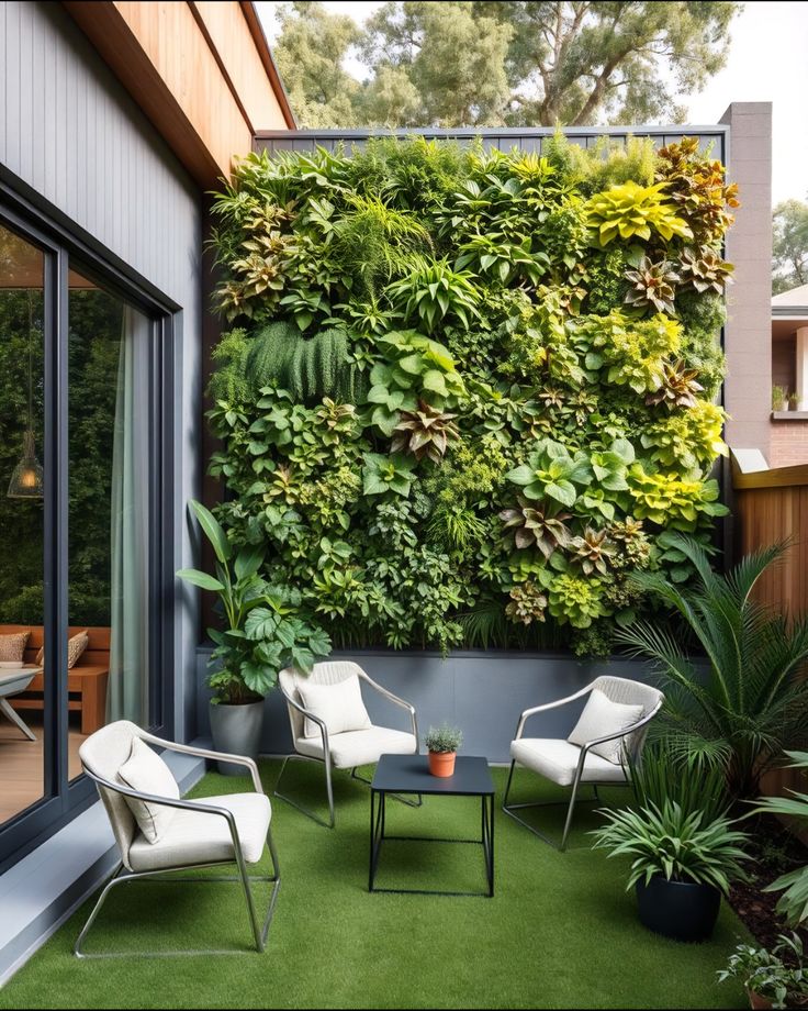 Courtyard Wall Design: Maximizing Vertical Space