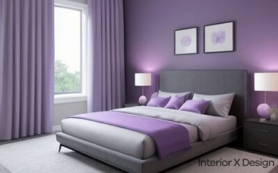 Top 5 Purple Two Colour Combination for Bedroom Walls