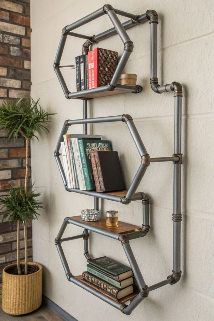 Industrial Style Wall Shelves