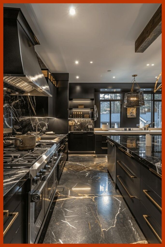  Sleek Black Granite Countertops for a Contemporary Look