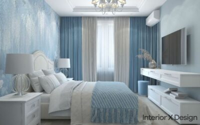 Top 5 Sky Blue Two Colour Combination for Bedroom Walls