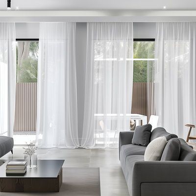 Sheer and Light Filtering Window Parda Designs: Soft and Airy
