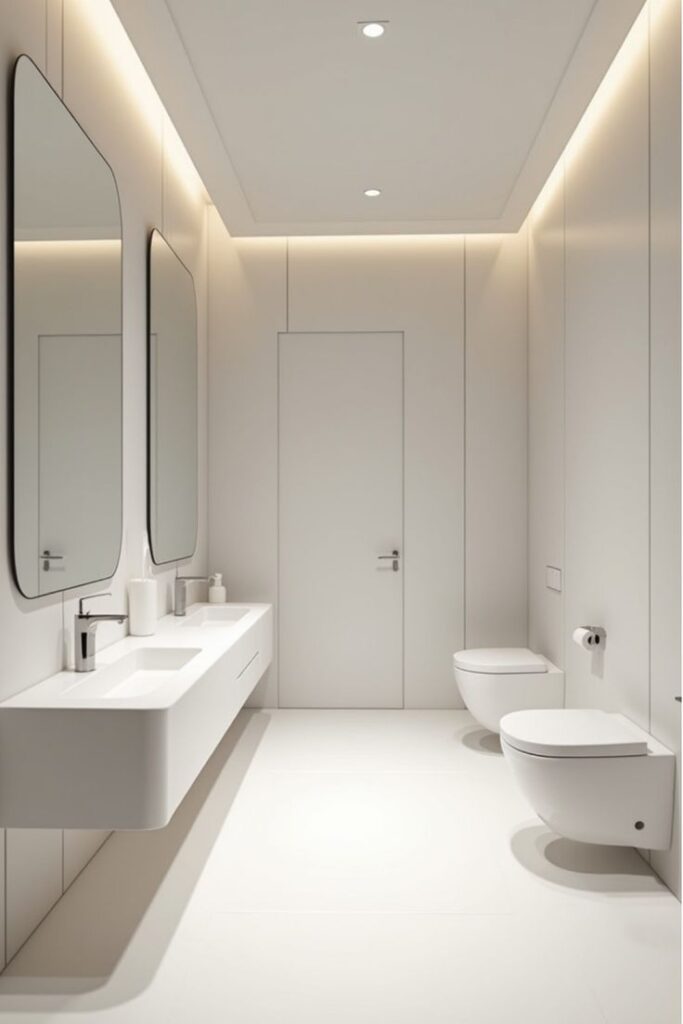 Bathroom Cove Light Ceiling Design: A Spa-Like Atmosphere