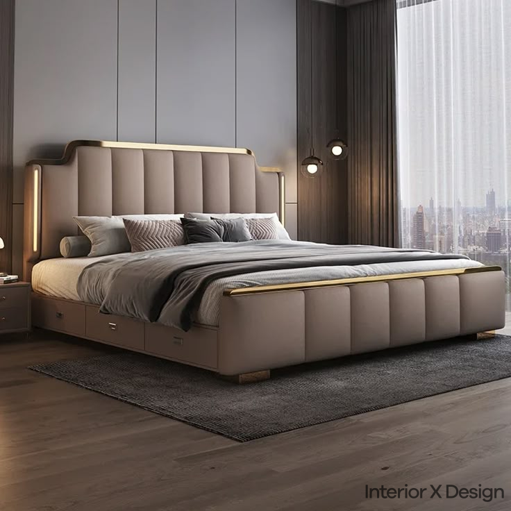 bed design with storage