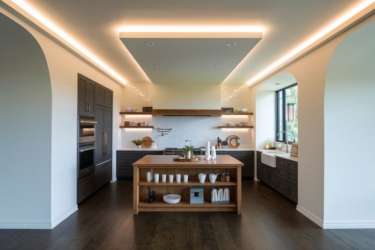 Kitchen Cove Light Ceiling Design: Illuminate Your Culinary Space